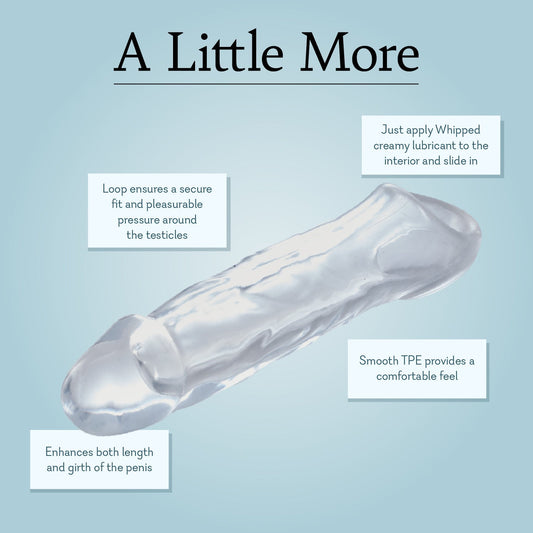 A Little More 7.5" Penis Extender Infographic Pure Romance